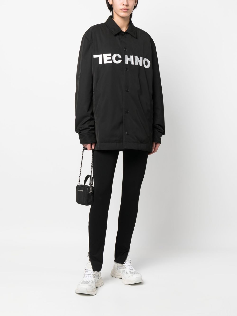 Alyx Long-sleeved Shirt-style Casual Jacket In Black
