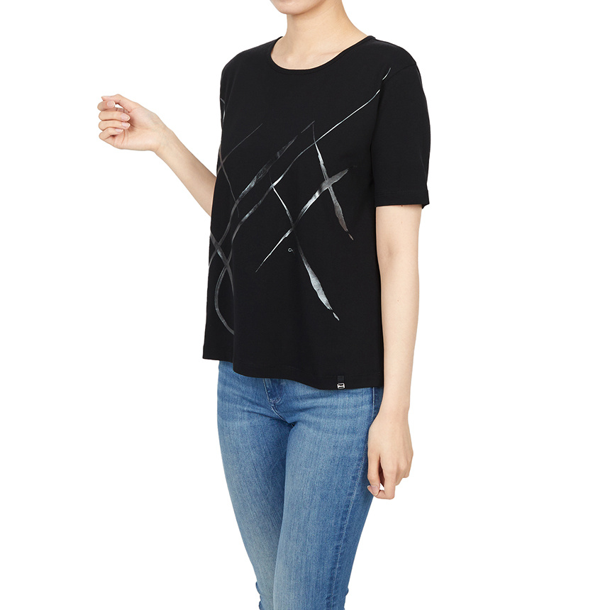 Herno Round Neck Short Sleeve T-shirt In Black