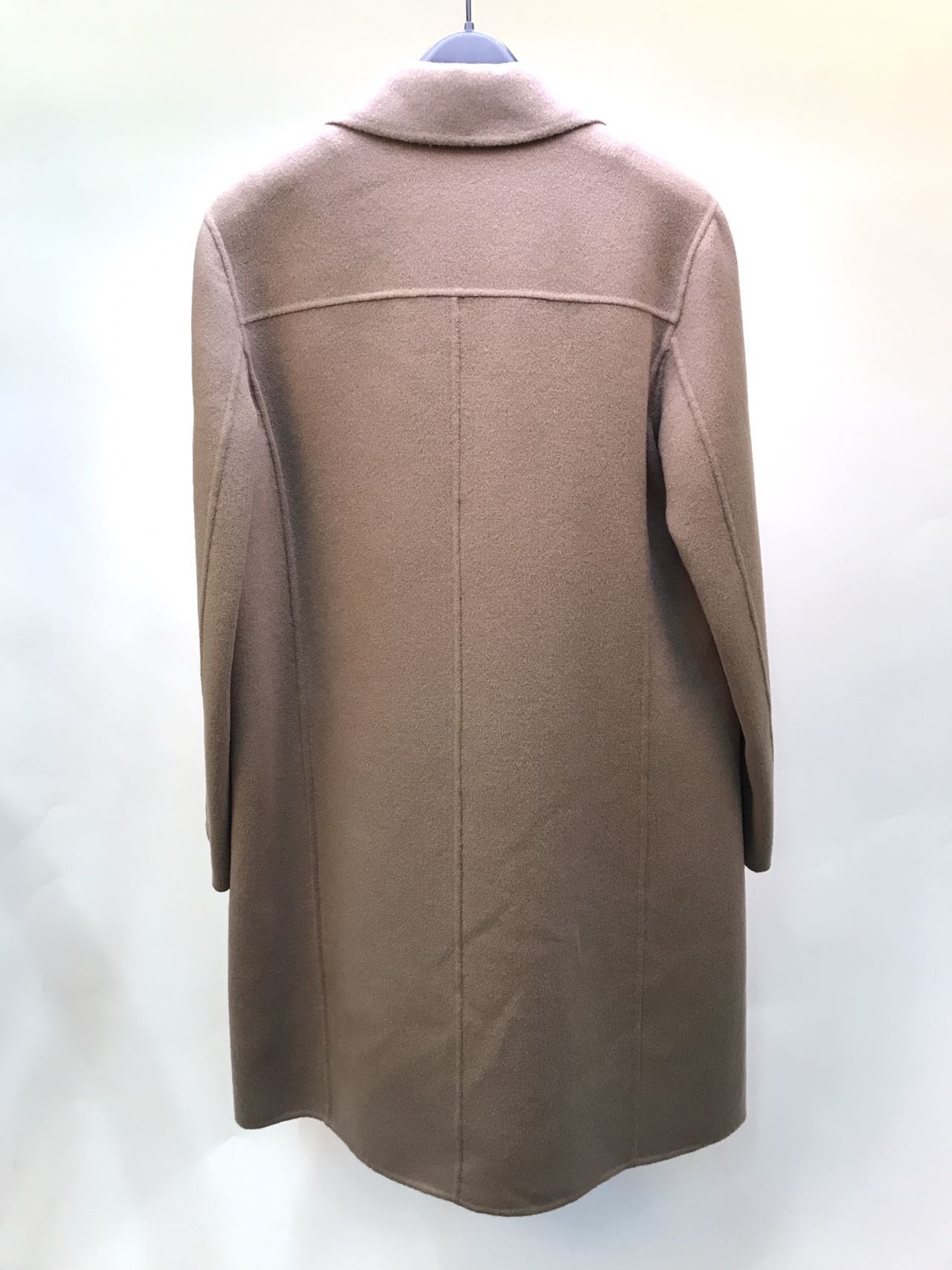 Max Mara Double Breasted Coat In Multicolor