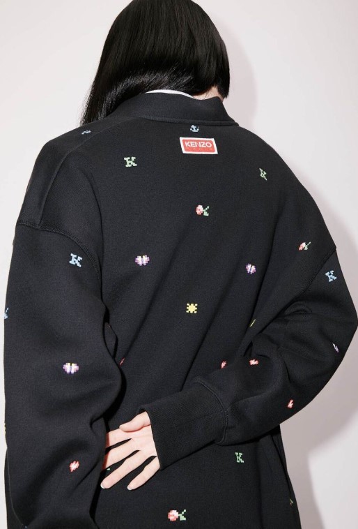 KENZO KENZO PIXELS' CARDIGAN DRESS