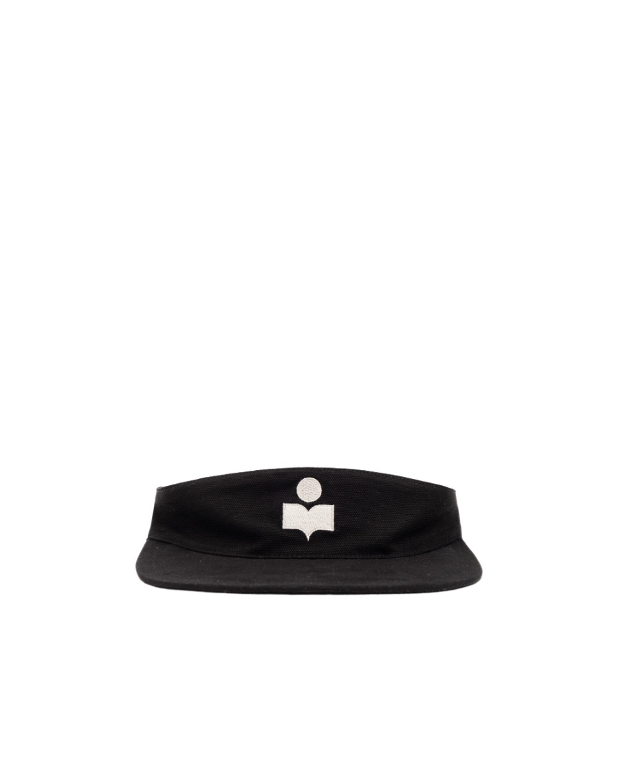Isabel Marant Logo Sunshade Hat In Black