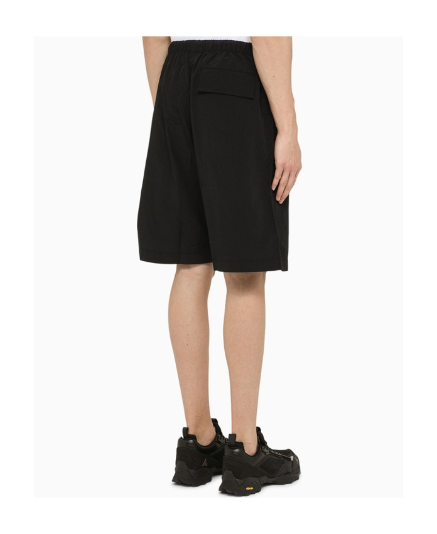 Marcelo Burlon County Of Milan Colourful Cross Nylon Shorts Black Multi In Black
