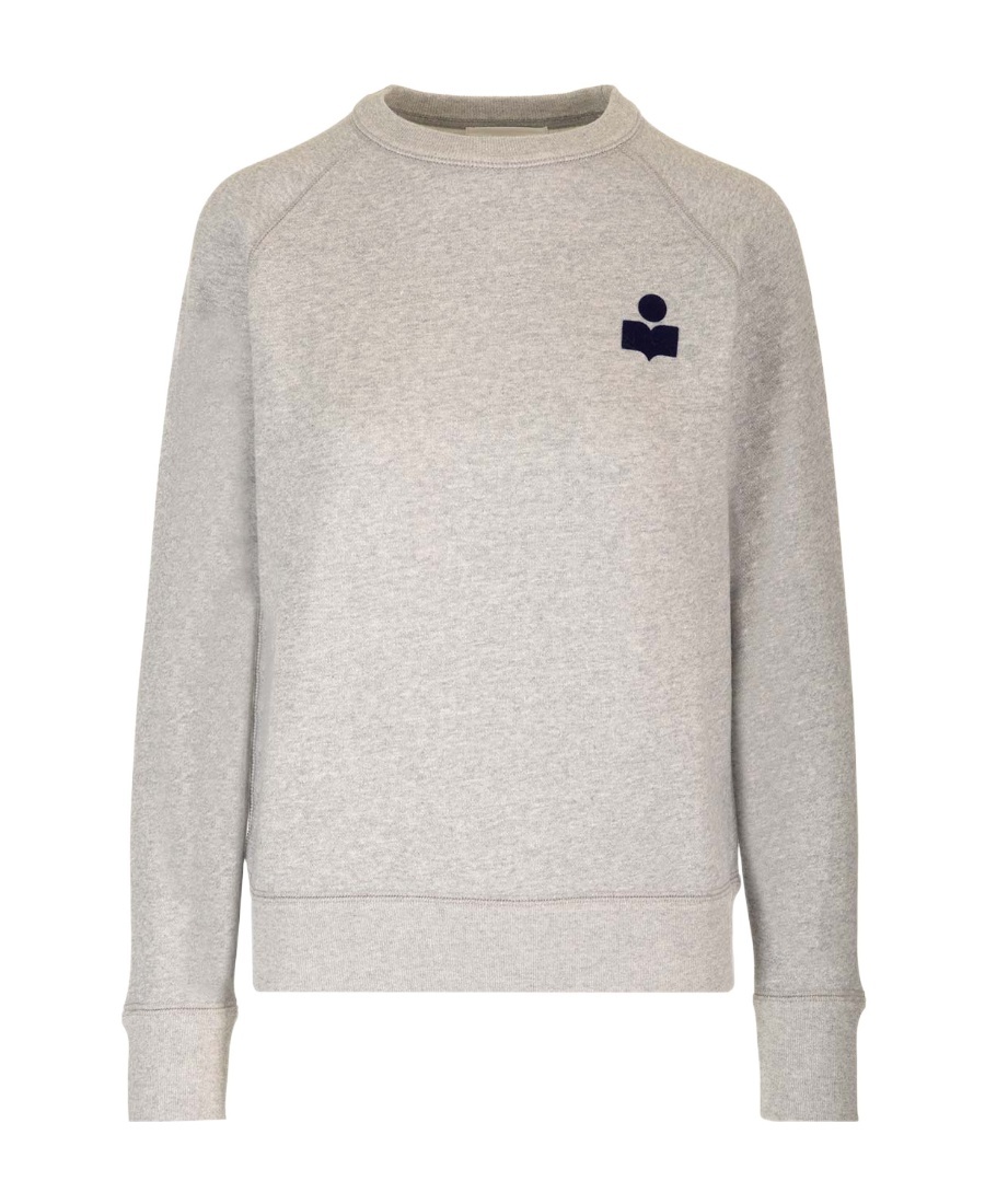 Shop Isabel Marant Étoile Milla Logo-embellished Sweatshirt In White