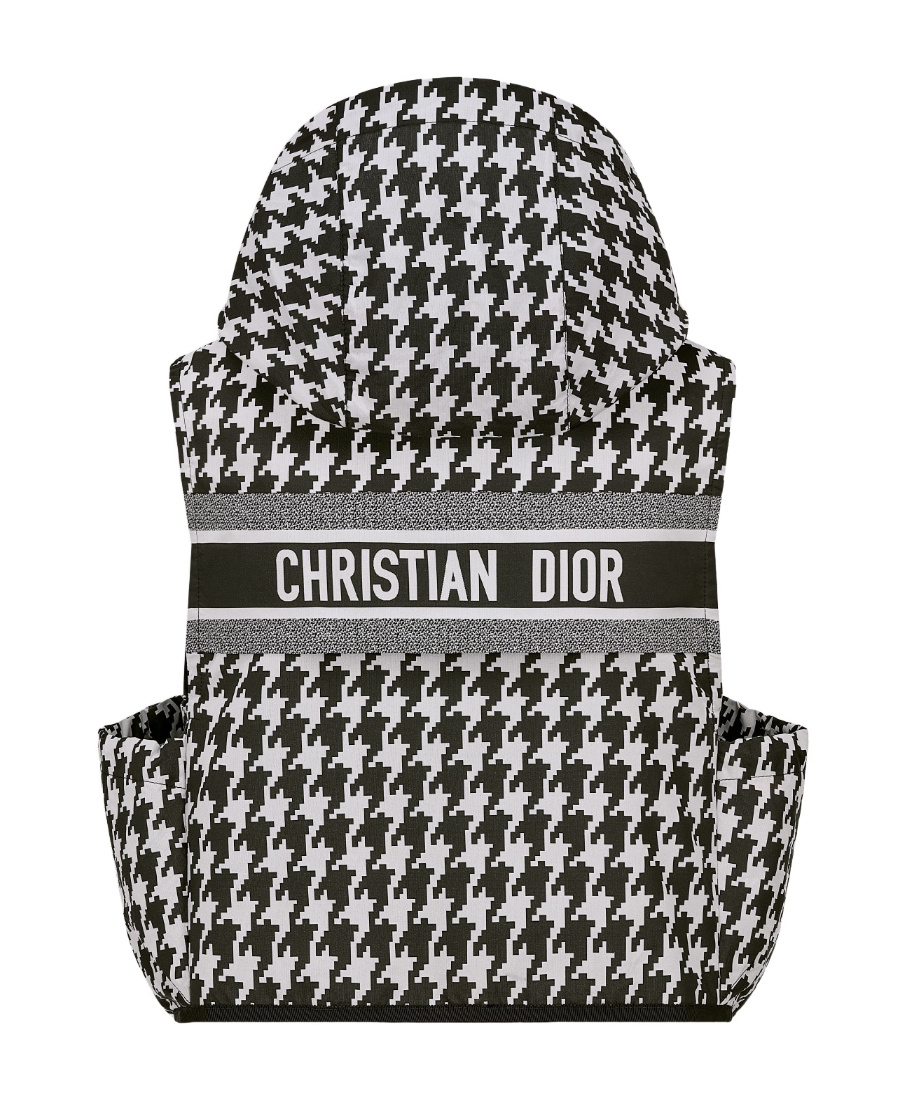 Dior Hooded Sleeveless Vest In White