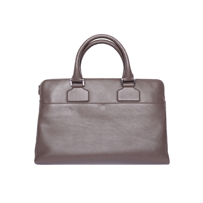 Emporio Armani Logo Details Handbag In Gray