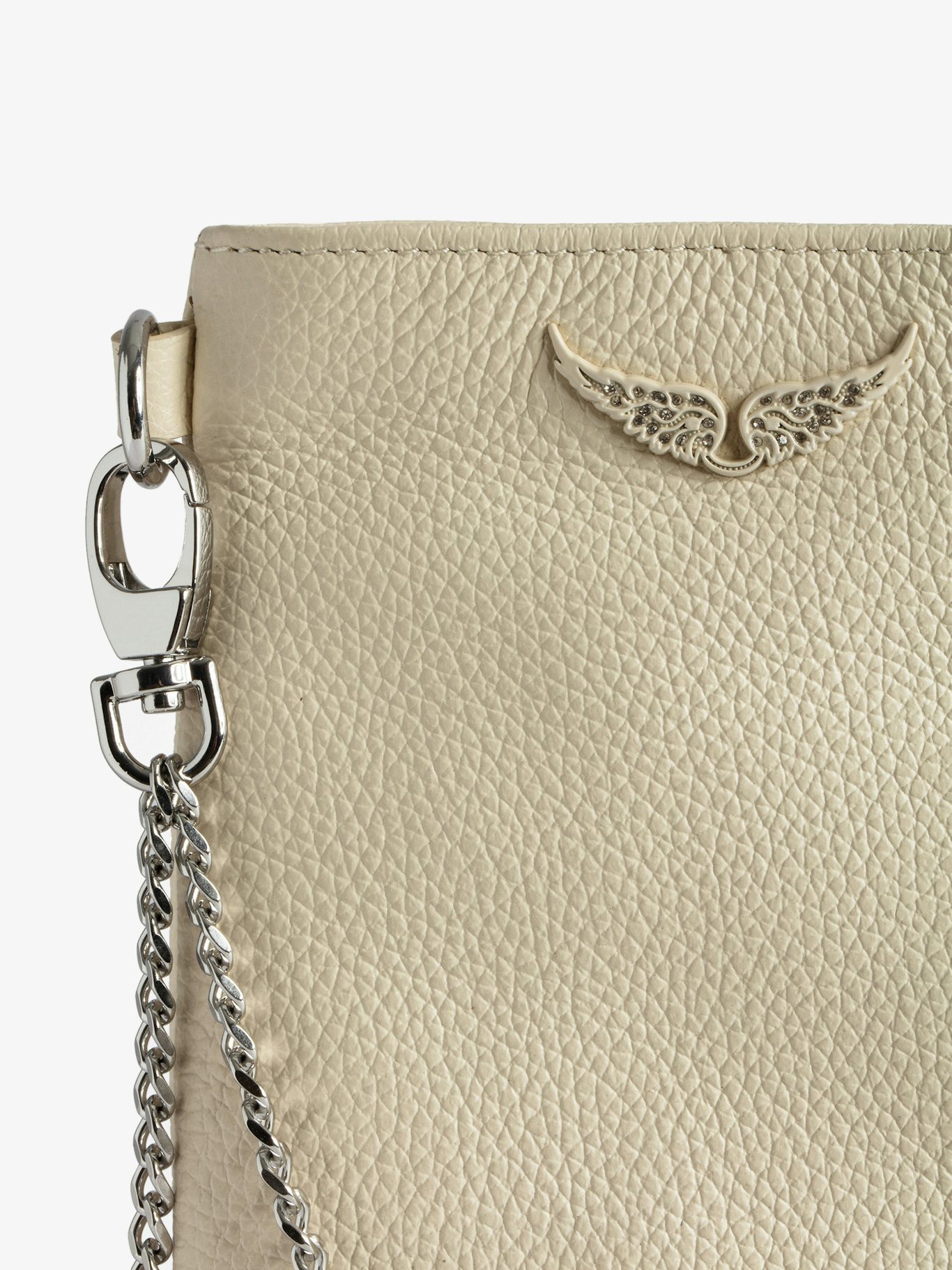 Zadig & Voltaire Rectangular Shoulder Bag In Nude
