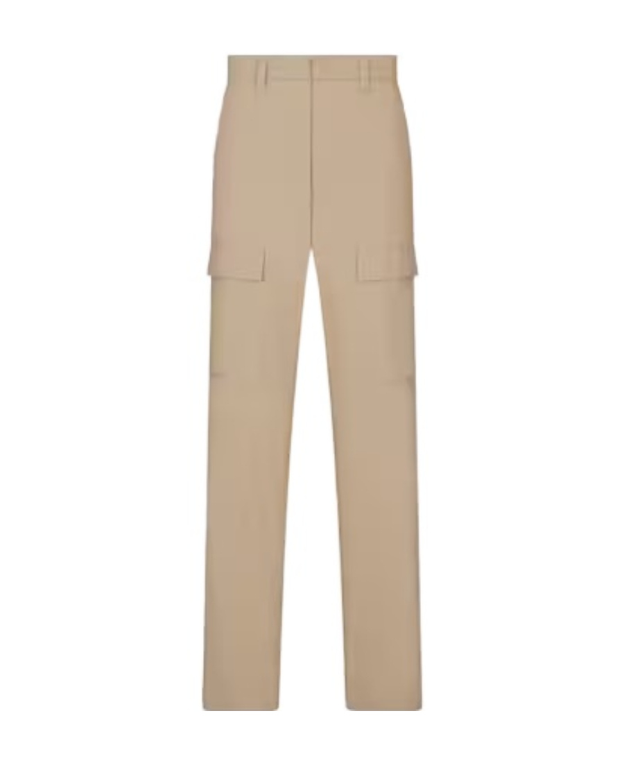 Dior Blended Overalls Casual Pants In Nude