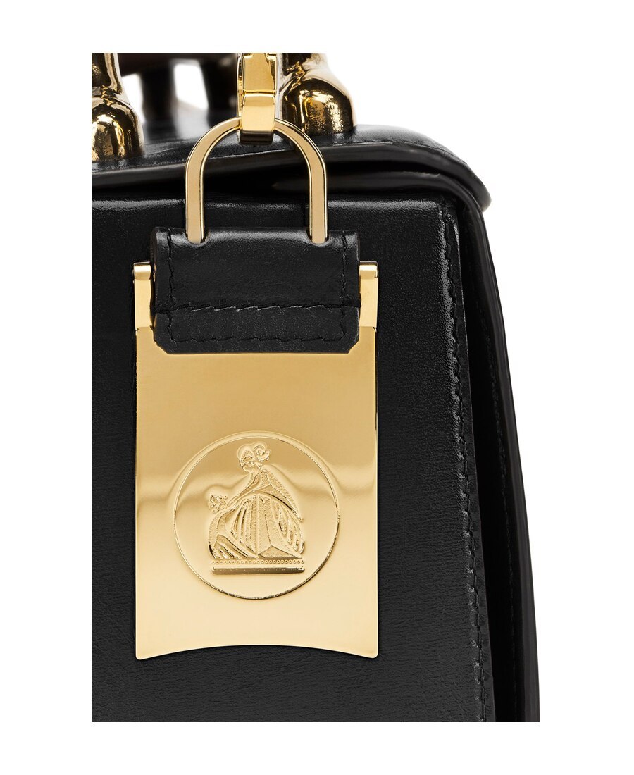Shop Lanvin Pencil Cat Box Tote Bag In Black