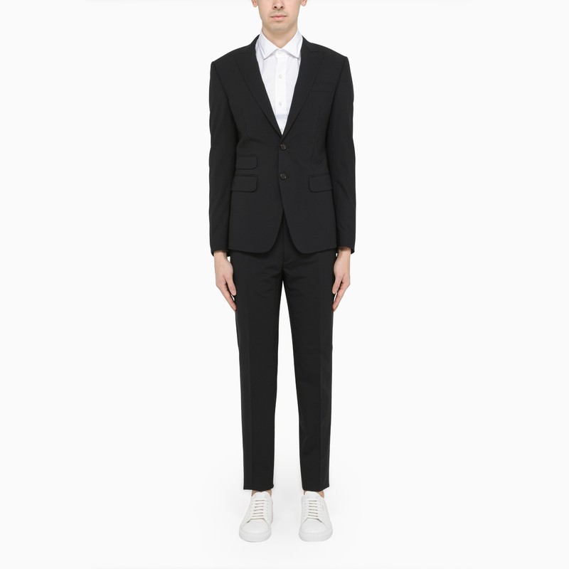 Dsquared2 Single-breasted Two-piece Suit In Black