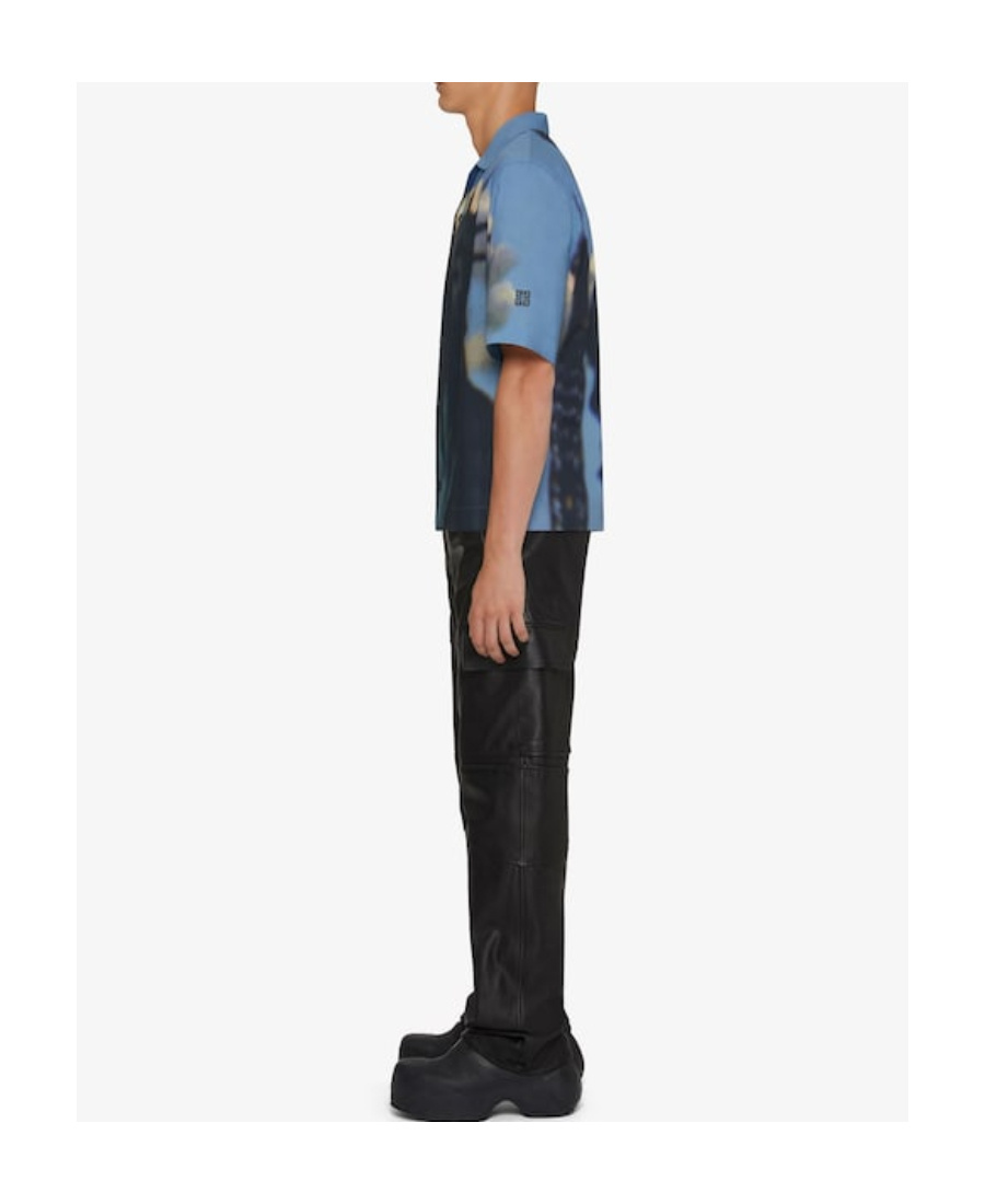 Givenchy Pattern Short-sleeved Shirt In Black