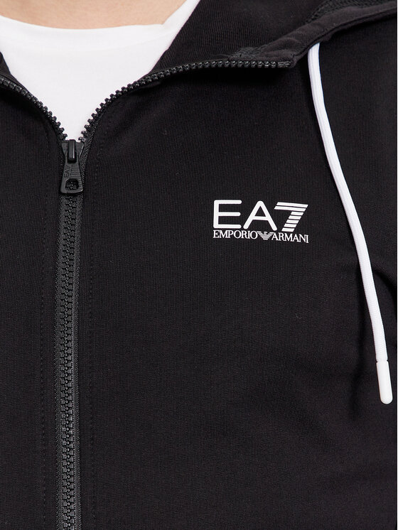 Ea7 Logo Logo Sports Suit In Black