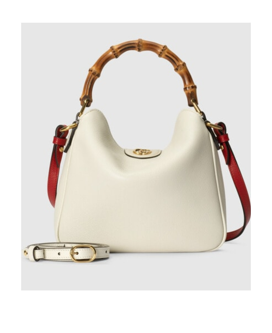 Gucci Diana Medium Shoulder Bag In White