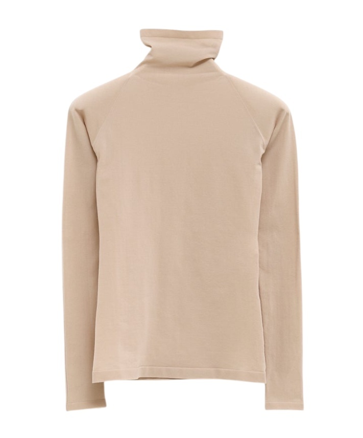 Alaïa Long-sleeved T-shirt In Nude