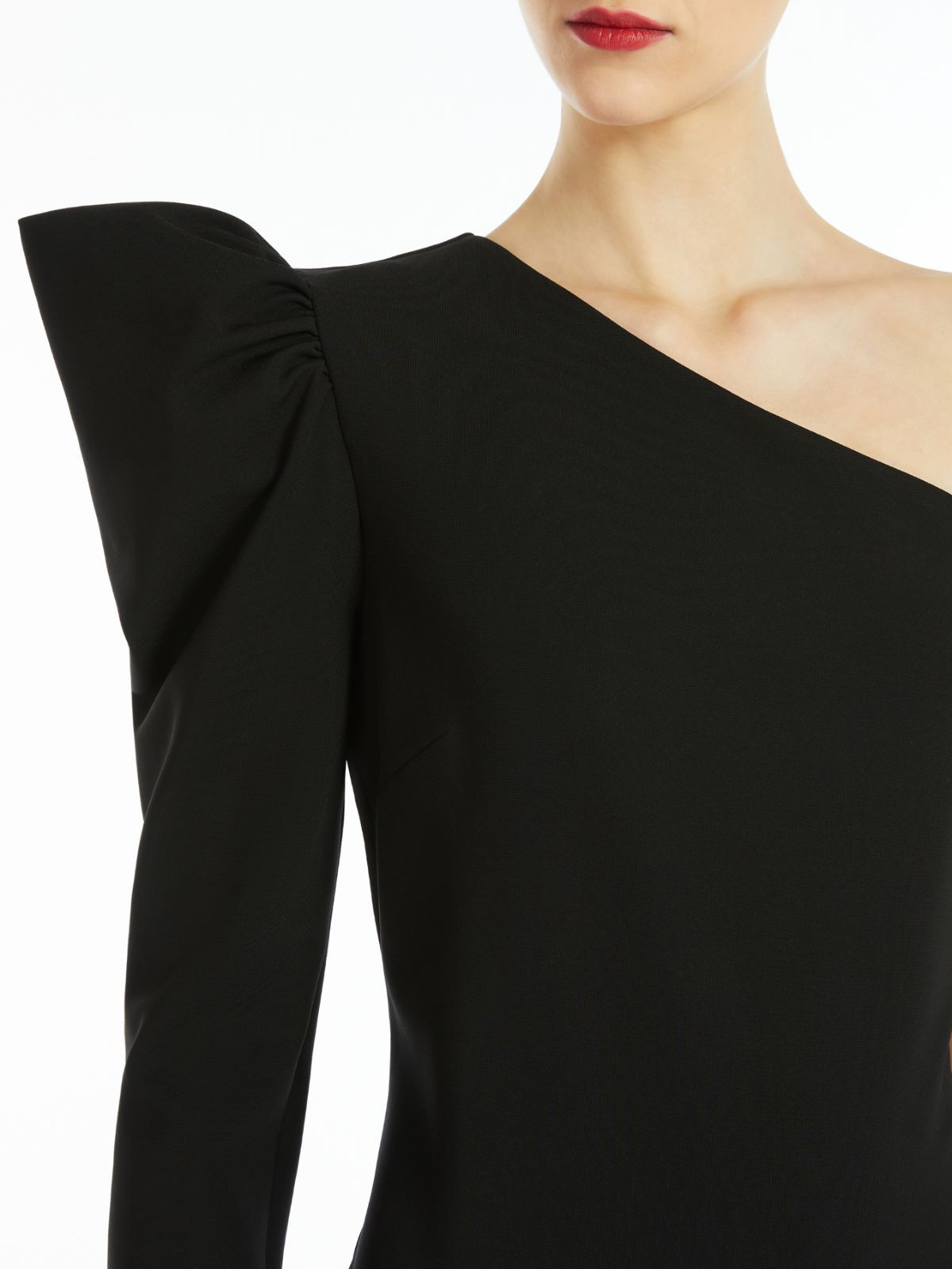 Max Mara Women's Falda Jersey Dress Black | Size 48 | 2421626011600001 In Black
