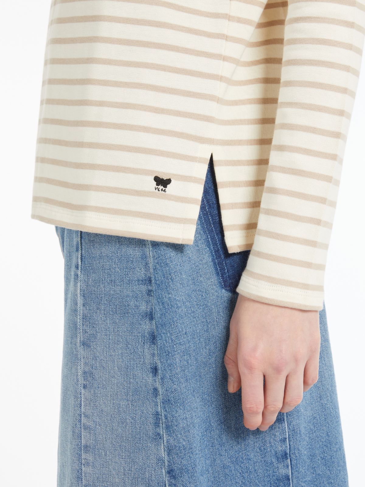 Weekend Max Mara Long-sleeved T-shirt In Neutral