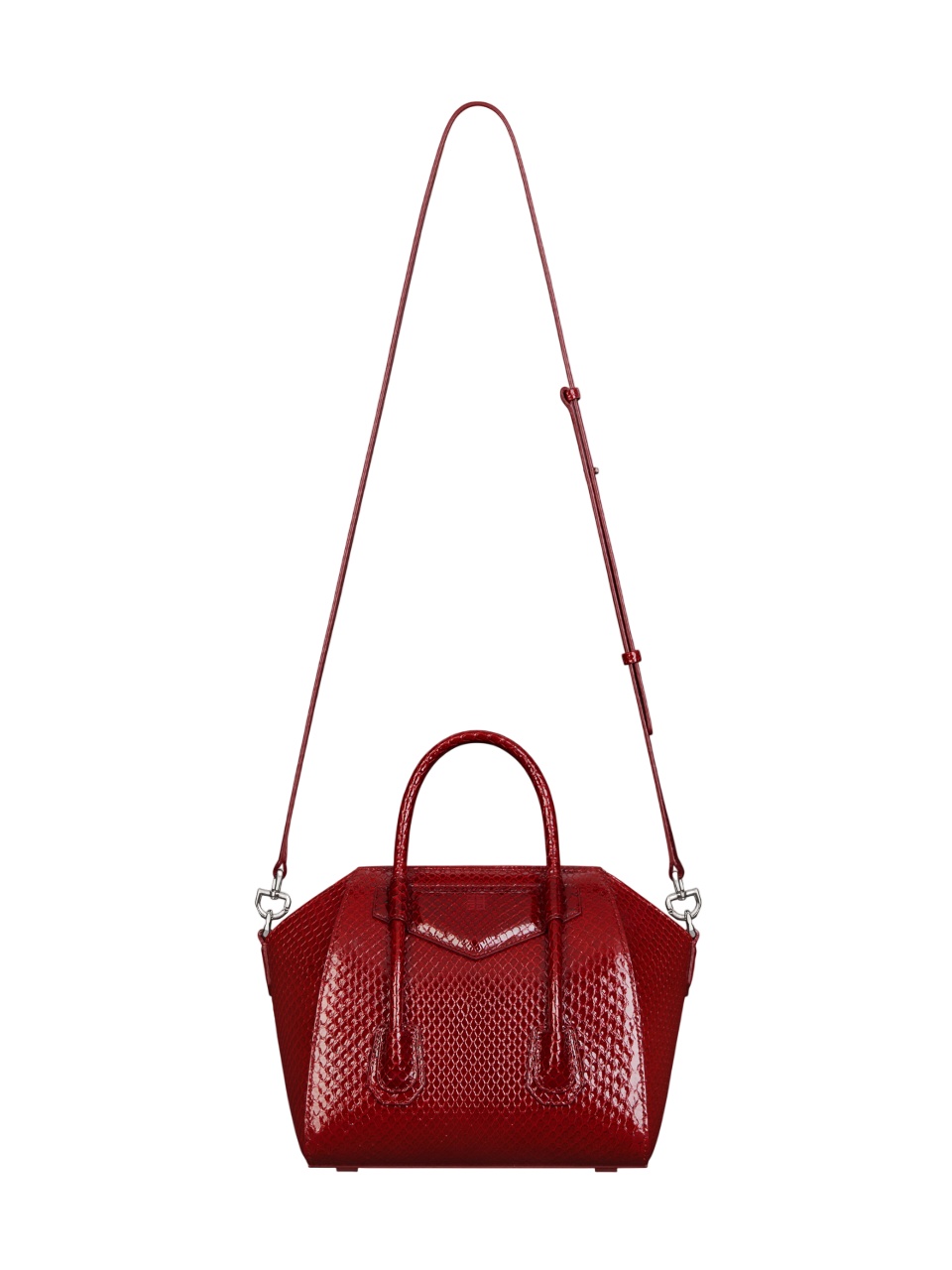 Givenchy Double Handle Shoulder Bag In Red
