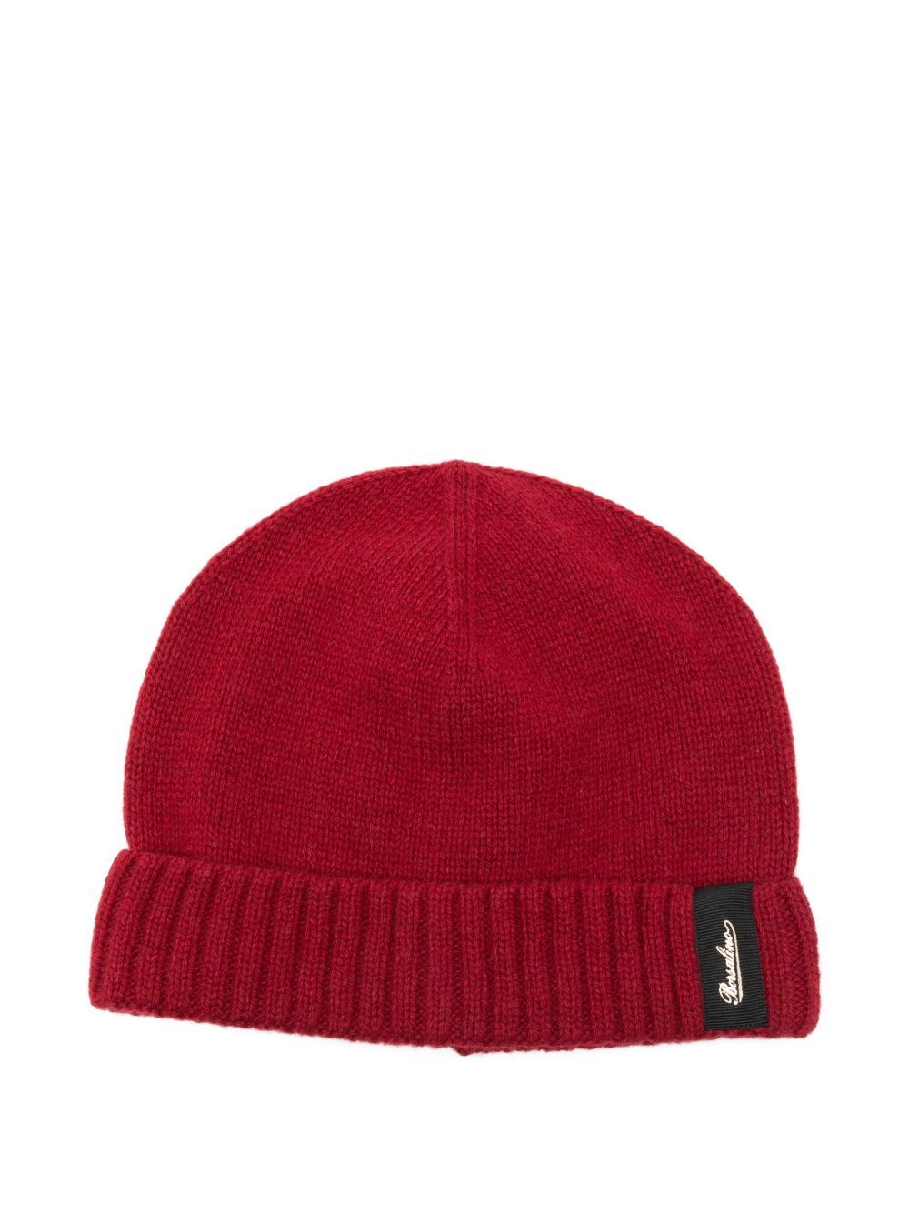 Borsalino Ribbed-knit Beanie In Red