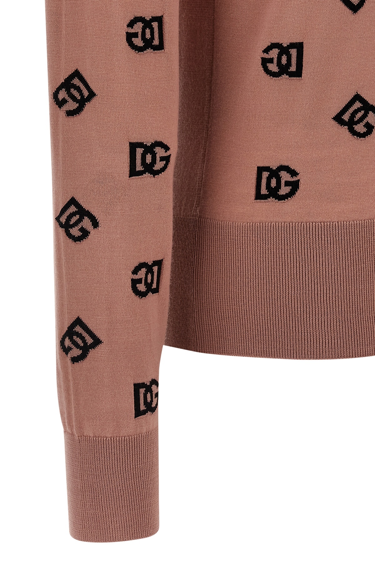 Dolce & Gabbana Long-sleeved Knitted Cardigan In Brown