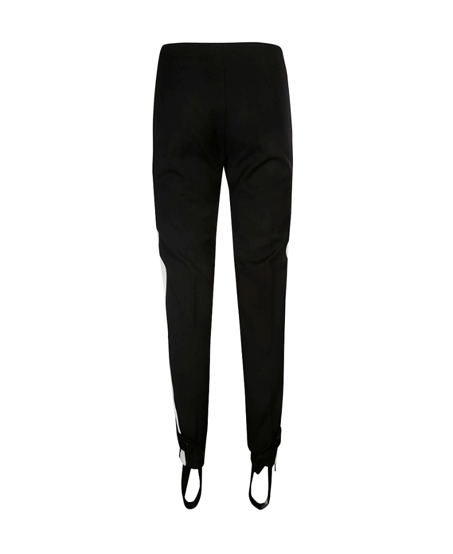 Shop Moncler High-waist Stirrup Leggings In Black