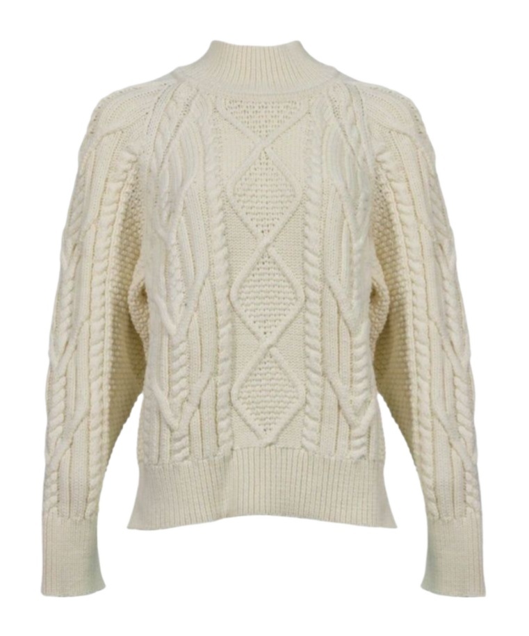 Hugo Boss Boss Fodela Knitwear White In Nude