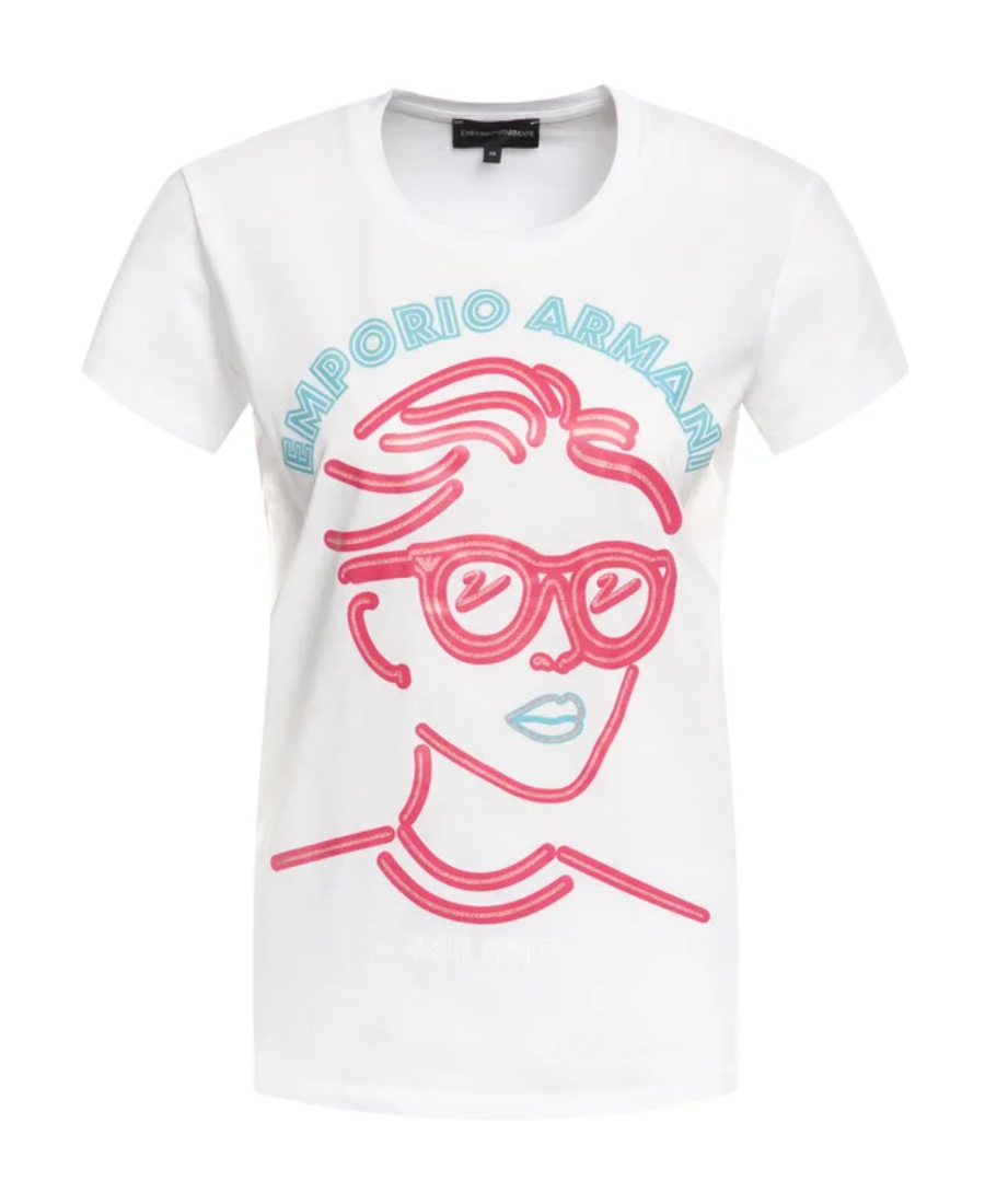 EMPORIO ARMANI T-SHIRT WITH ROUND NECK AND SHORT SLEEVES 
