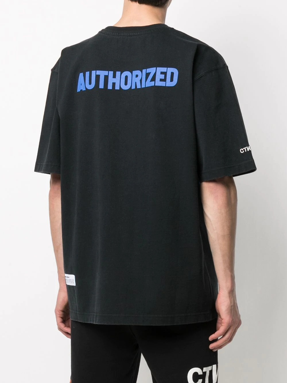 Heron Preston Graphic-print Crew-neck T-shirt In Black
