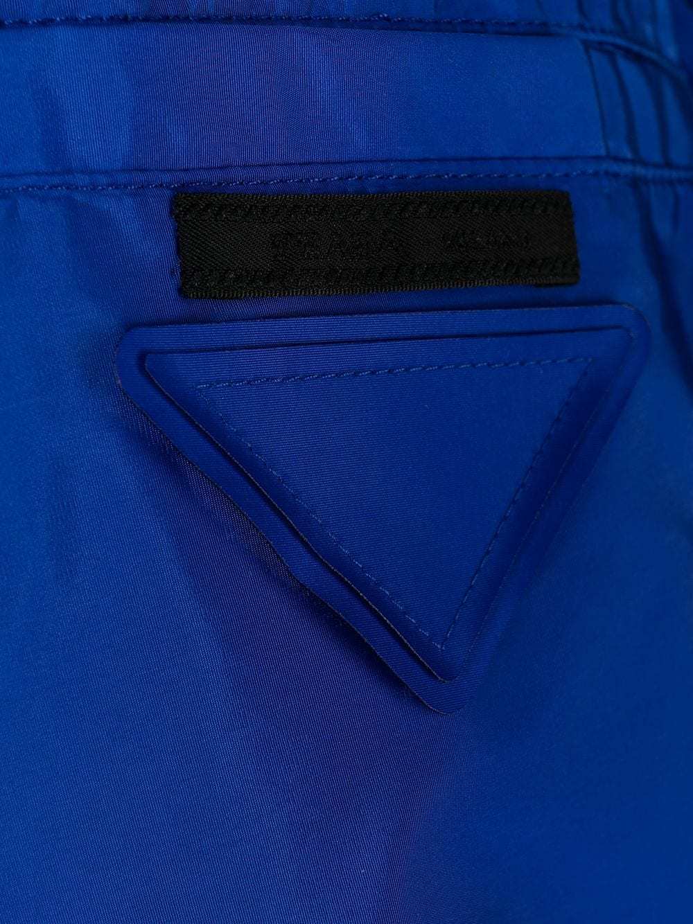 Prada Recycled Nylon Swim Shorts In Blue