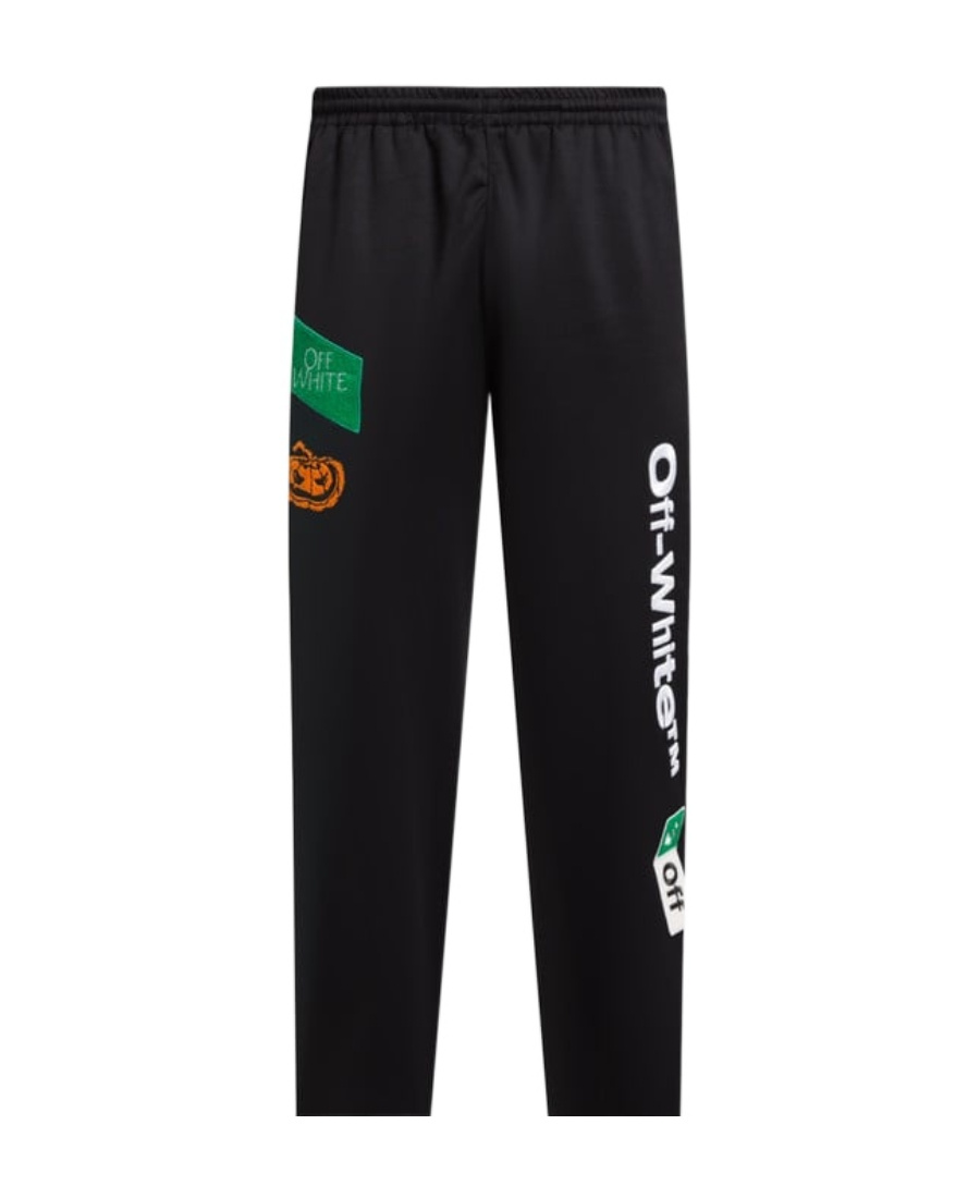 Off-white Logo Sweatpants In Black
