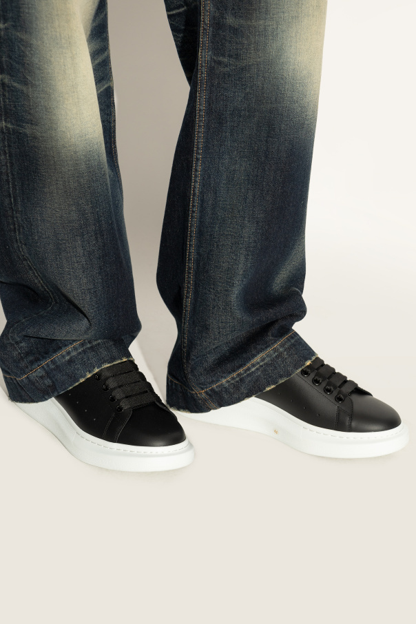 Alexander Mcqueen Studded Leather Platform Sneakers