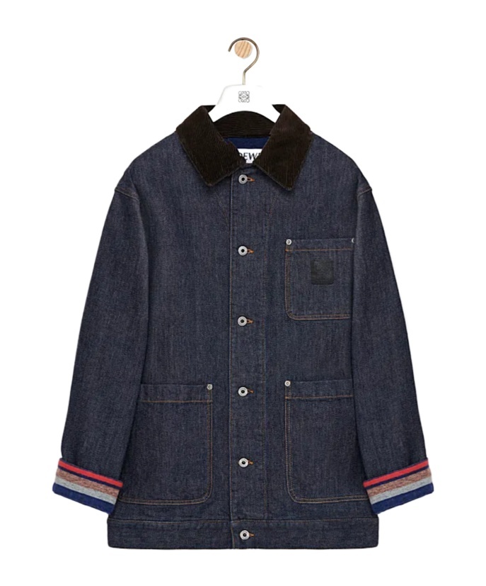 Loewe Jacket In Denim In Multi