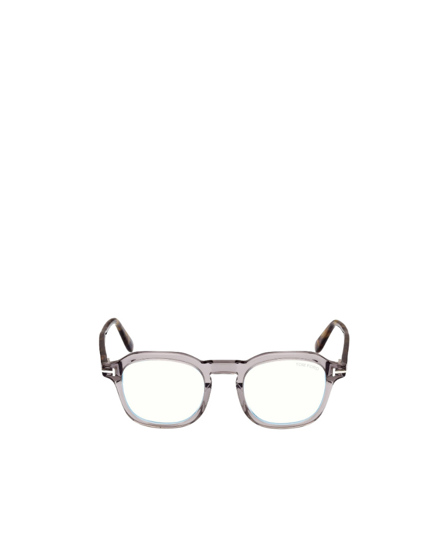 Tom Ford Colour-block Square-frame Glasses In White