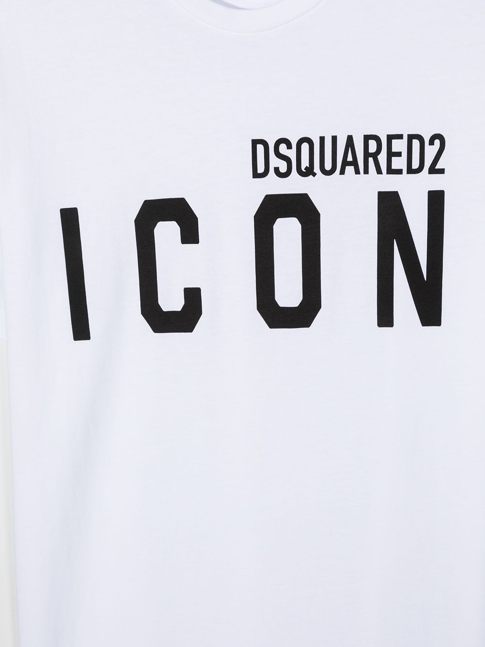 Dsquared2 Teen Logo-print Cotton T-shirt In White