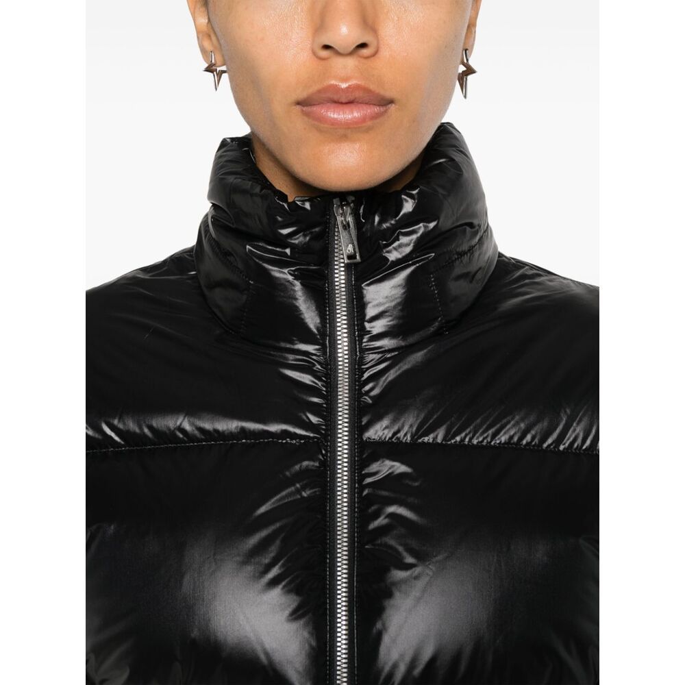 Moose Knuckles Logo-patch Jacket In Black