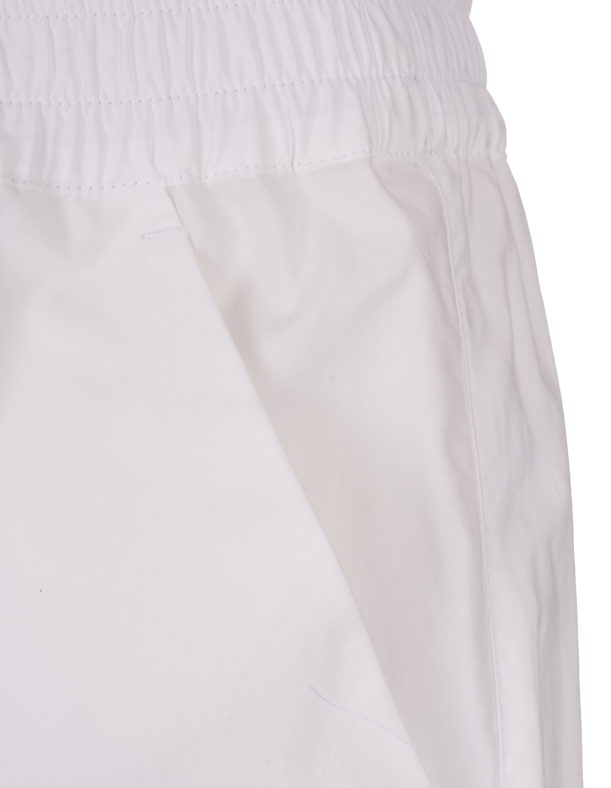 P.A.R.O.S.H PRESSED-CREASE POPLIN SHORTS 