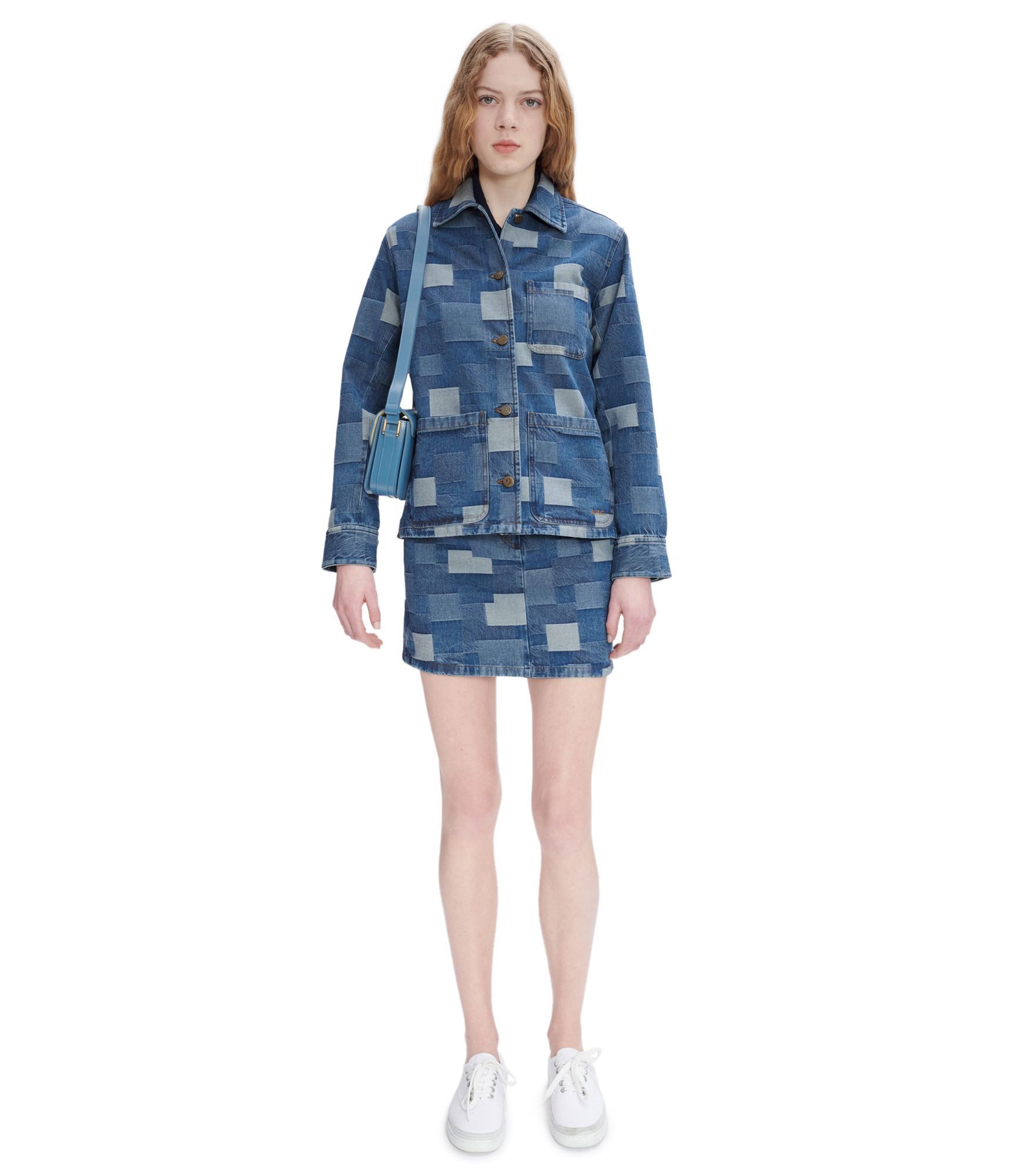 Apc Shirt A. P.c. Woman Color Blue In Blue