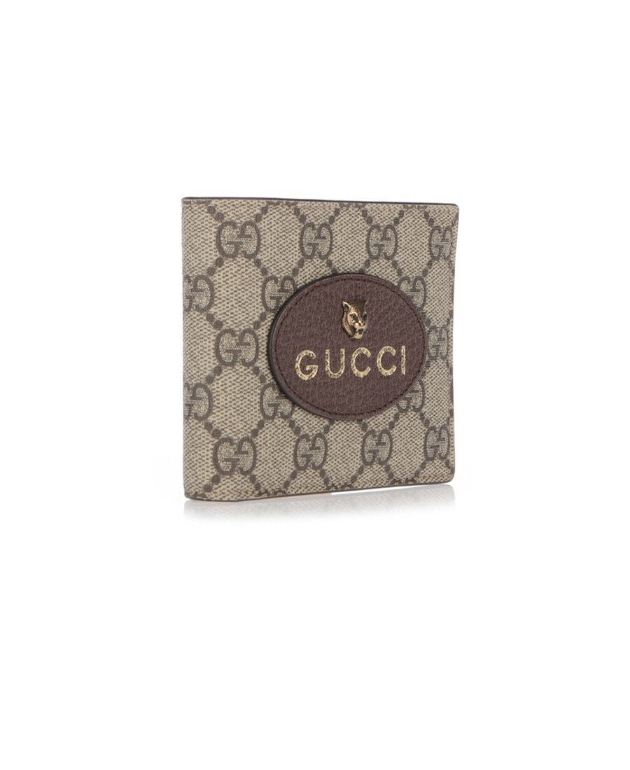 Gucci Neo Vintage Gg Supreme Wallet In Brown