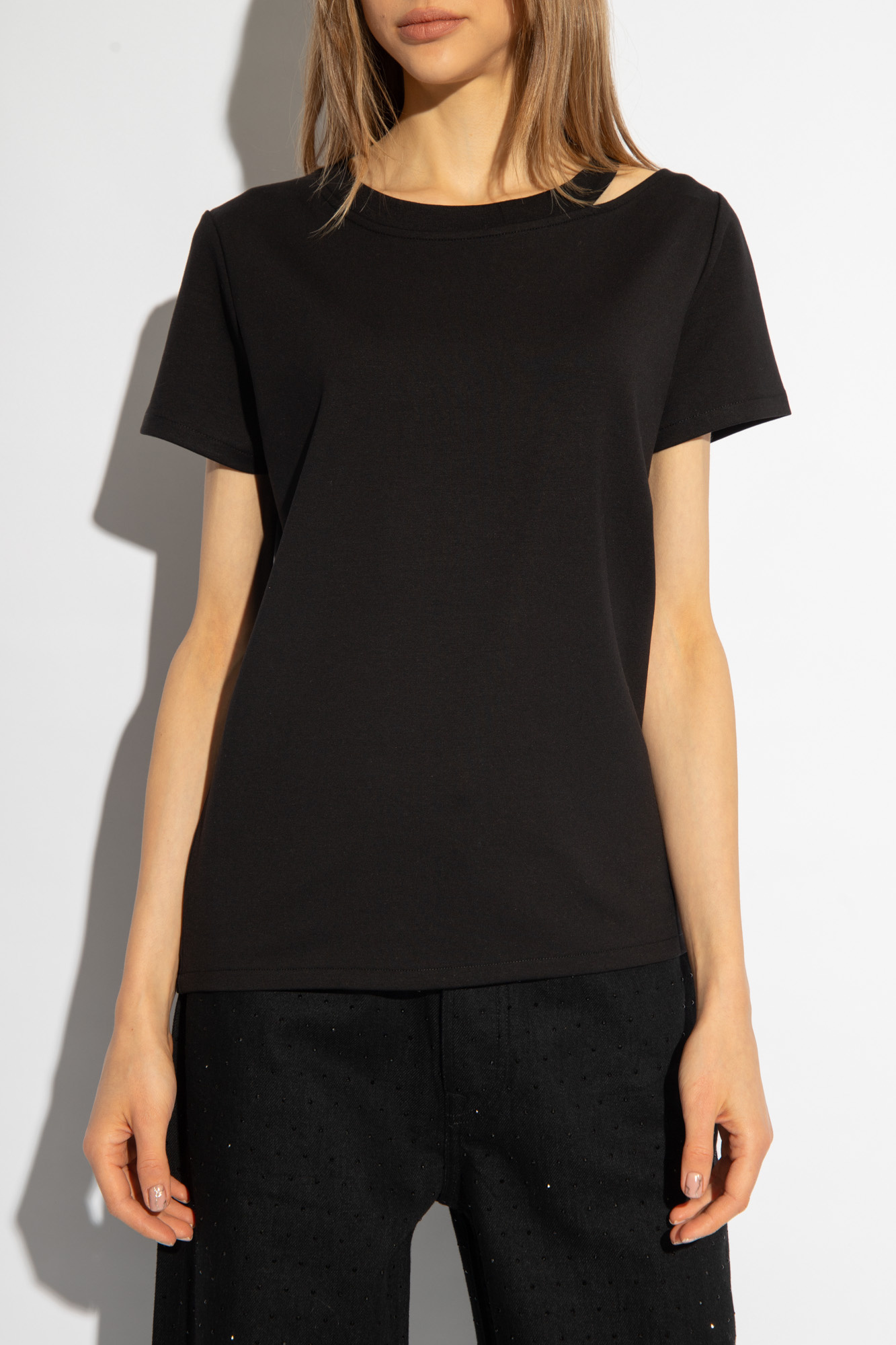 Iro Short-sleeved T-shirt In Black