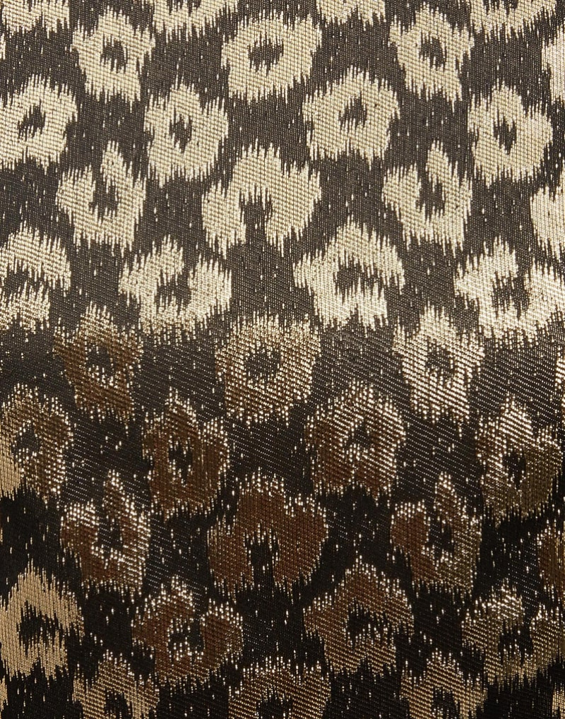 La Doublej Twiggy Dress (with Feathers) In Brown