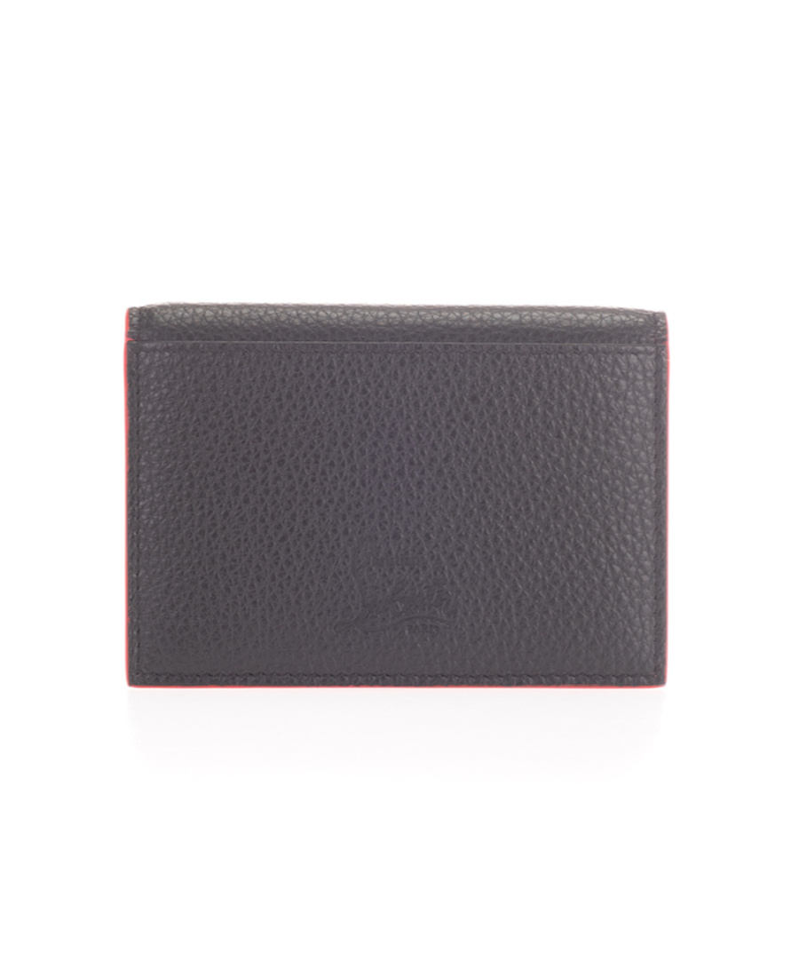 Christian Louboutin Stud Embellished Cardholder In Black