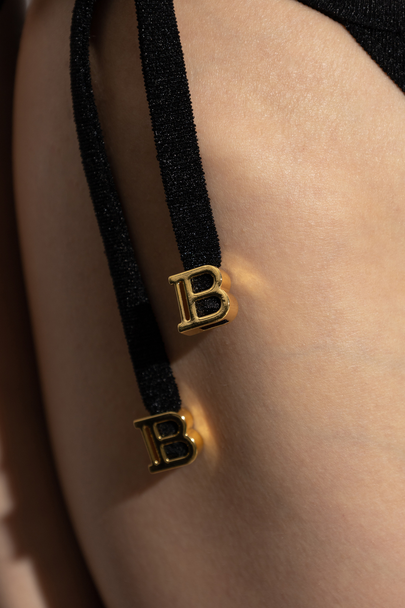 Balmain Logo-detailing Bikini In Black