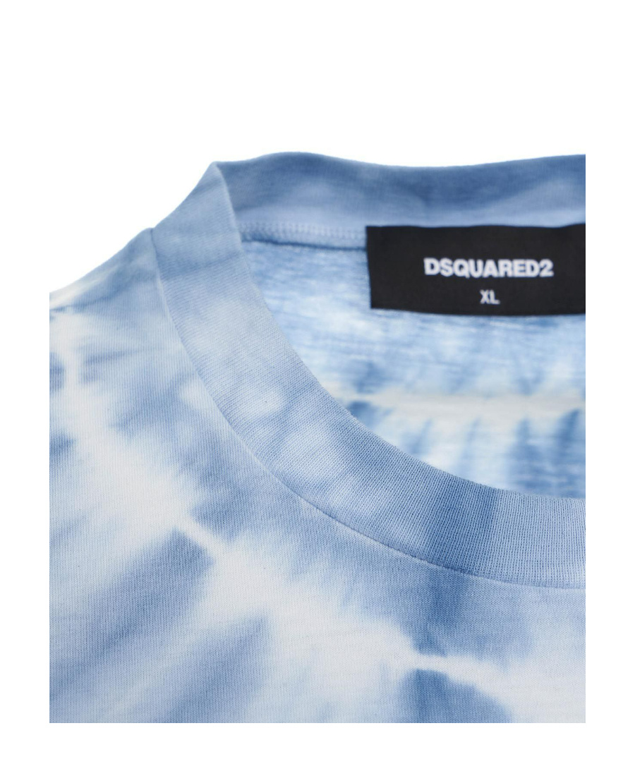 Dsquared2 Logo-print Tie-dye Cotton T-shirt