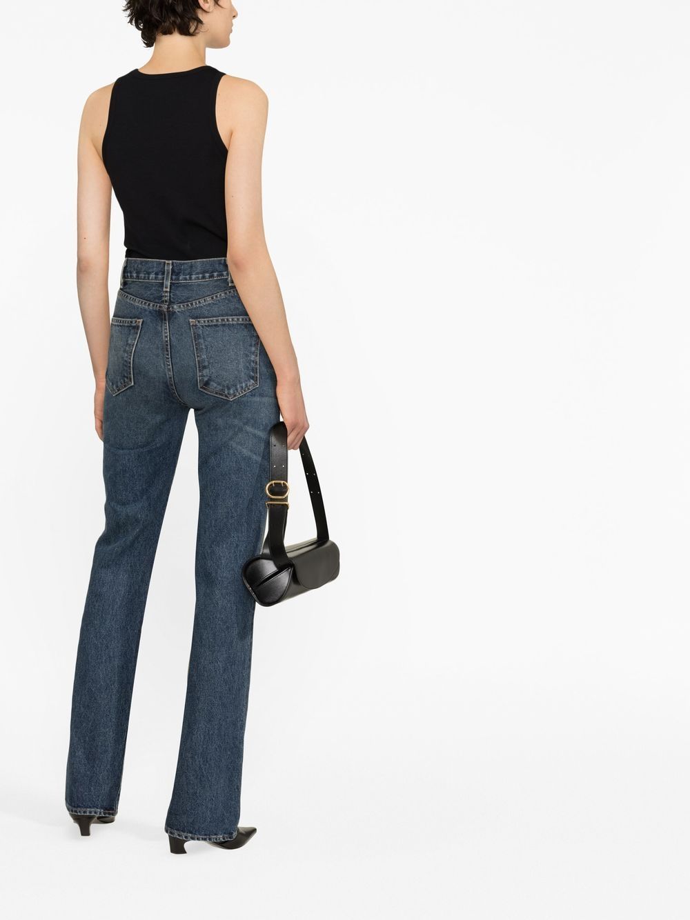 Coperni Lightweight Logo Tank Top In Black In Black