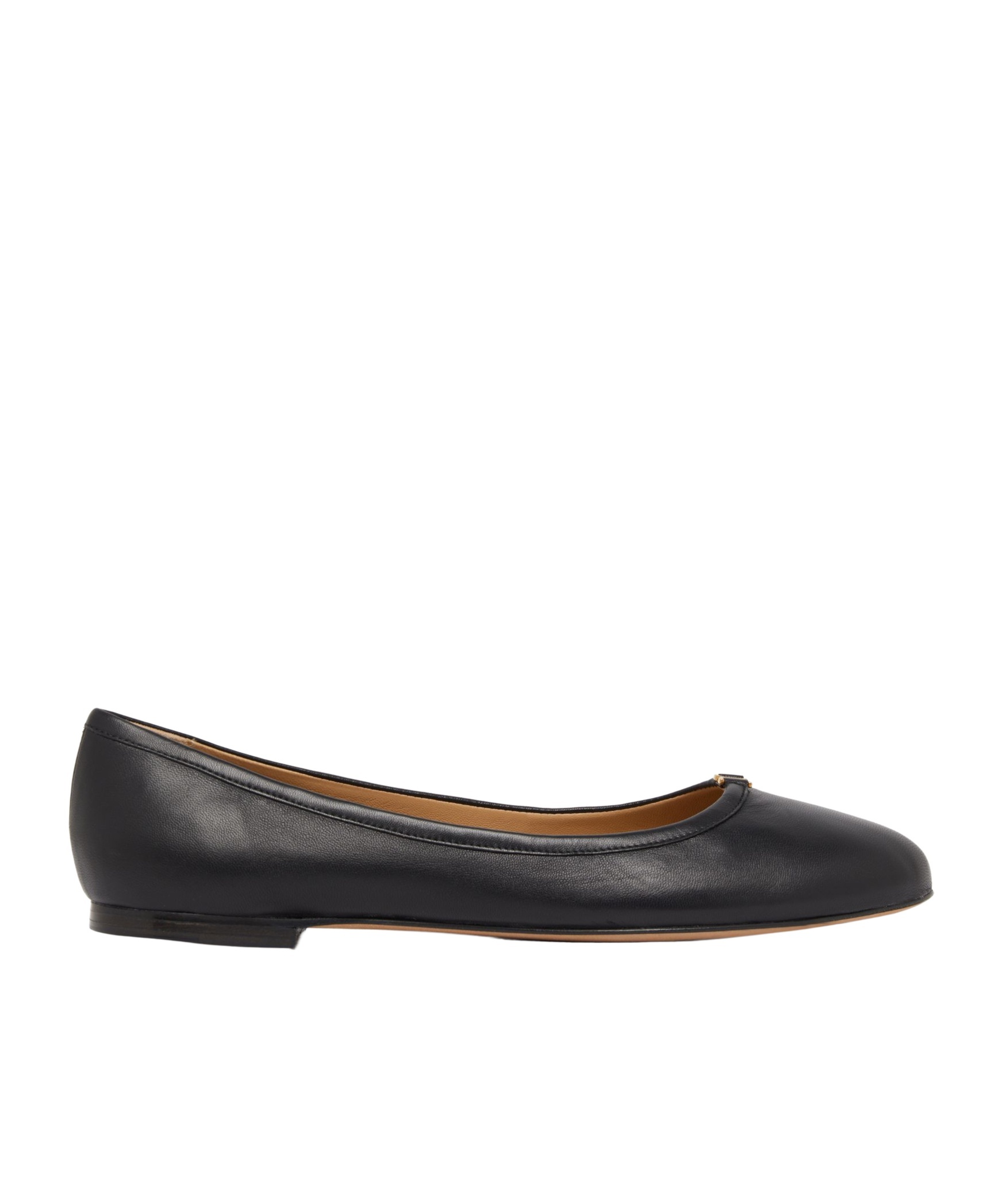 Shop Chloé Round Head Ballet Shoes In Black