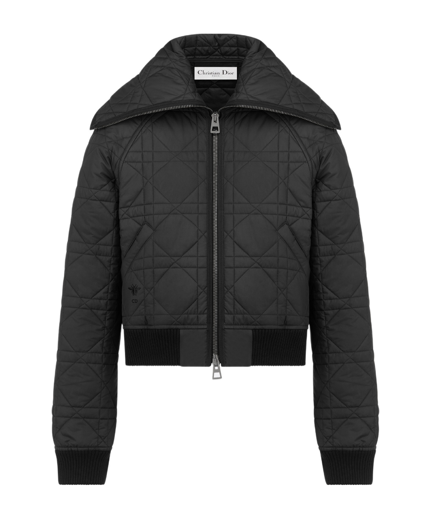 Dior Long-sleeved Cotton Jacket In Black