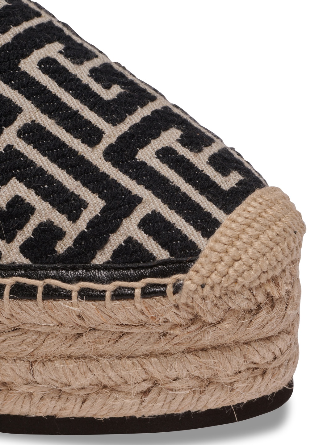 Balmain Jacquard Monogram Alex Espadrilles