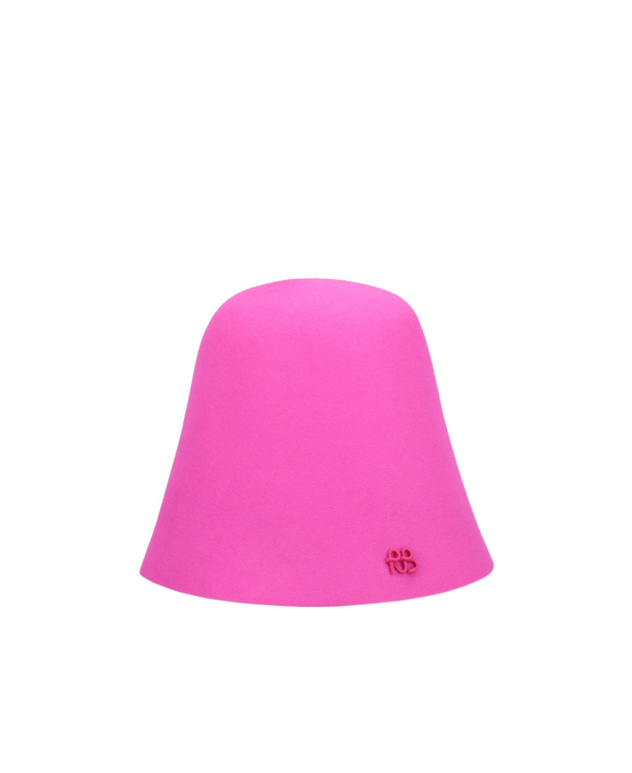 Ruslan Baginskiy Wide Brim Soft Texture Hat In Pink