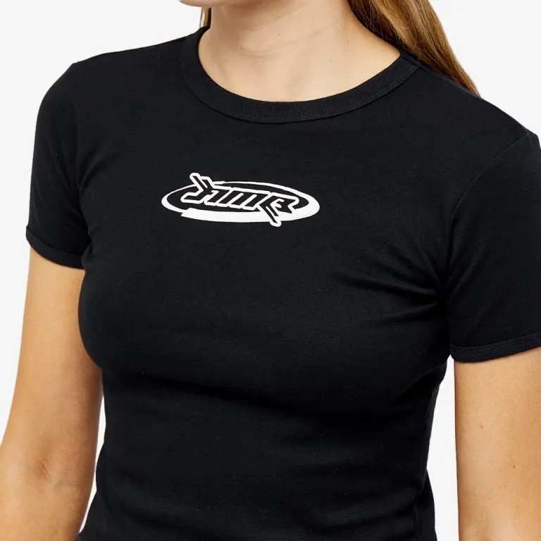 Ambush Short-sleeved Crewneck T-shirt In Black