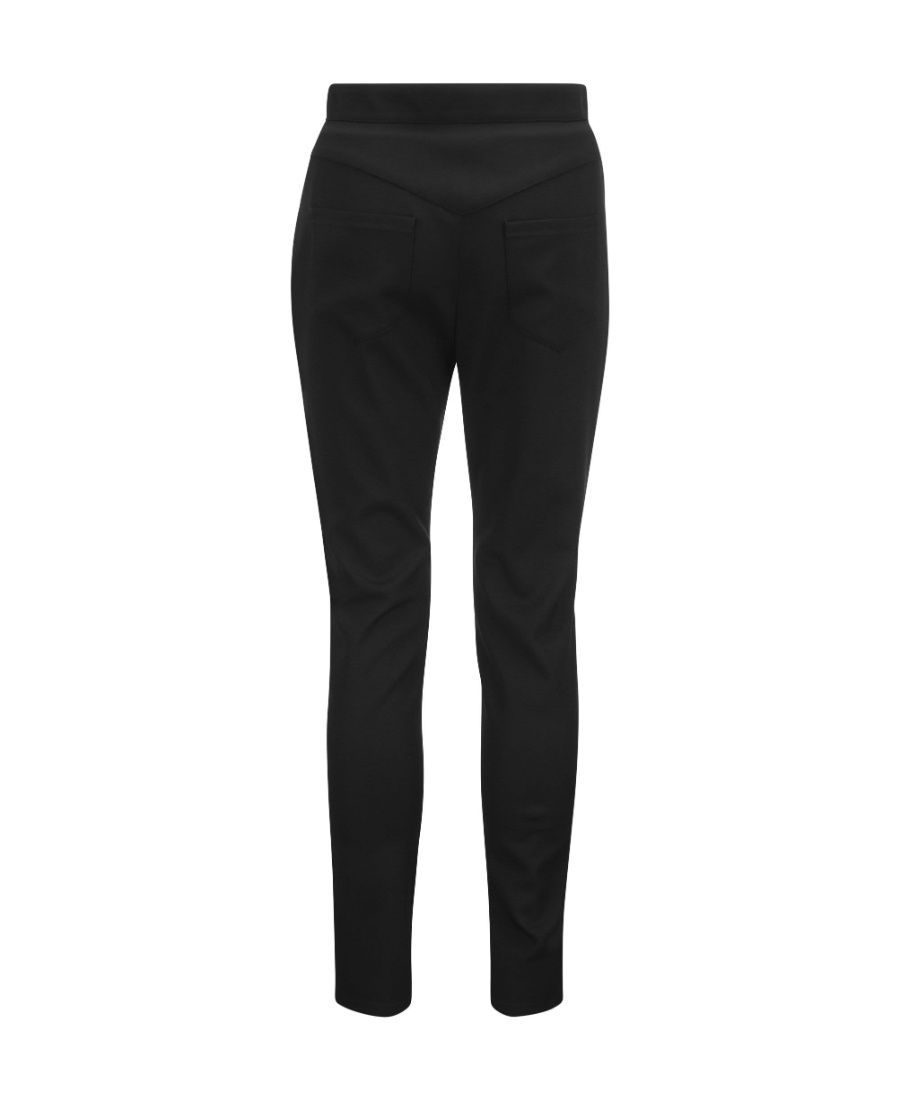 Balmain Button-detail Slim-fit Trousers In Black