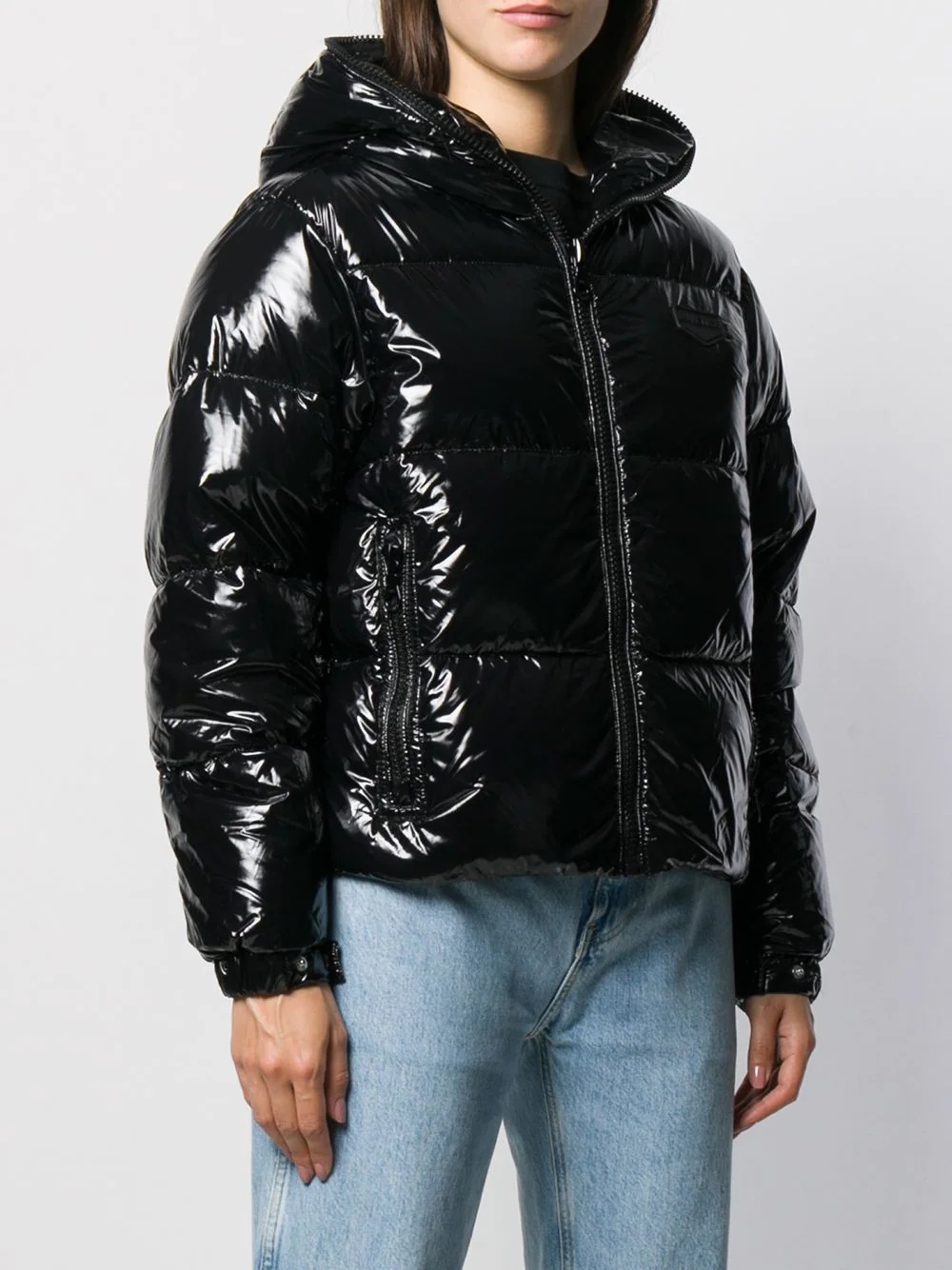 Duvetica Black Bellatrix Short Style Down Jacket In Black