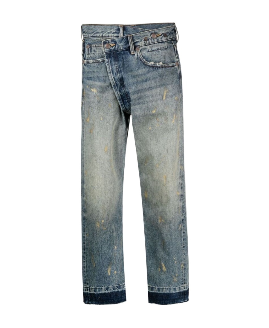 R13 Belt-loop Jeans In Multicolor